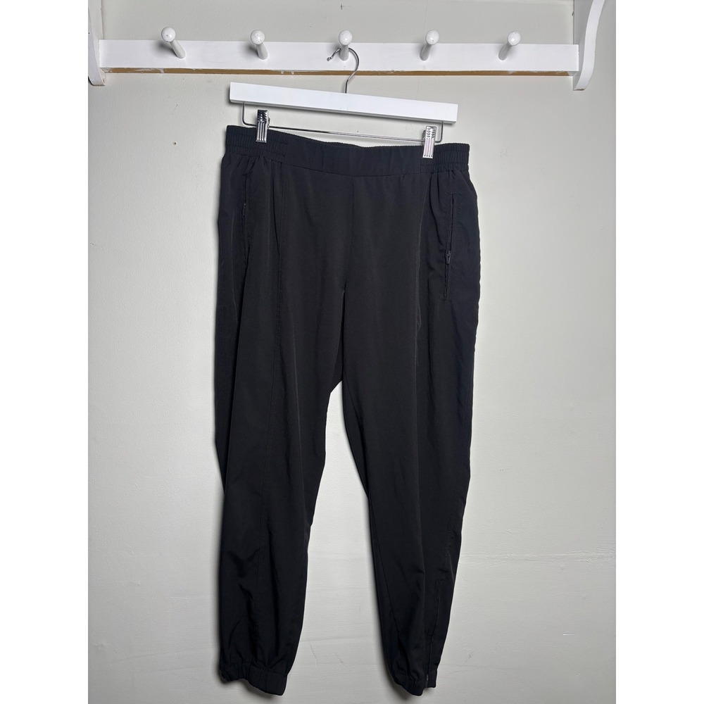 Old Navy StretchTech Black Joggers Womens Large Quick Dry